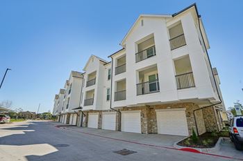 Covered parking via carports or attached garages